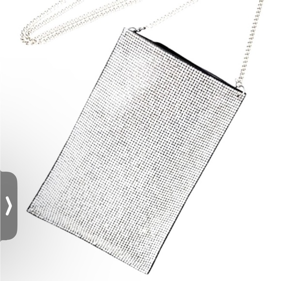 I.D. Phone X-Body Silver Rhinestone Bag Festival/Concert/Club/Party - Brand New! - Picture 3 of 3